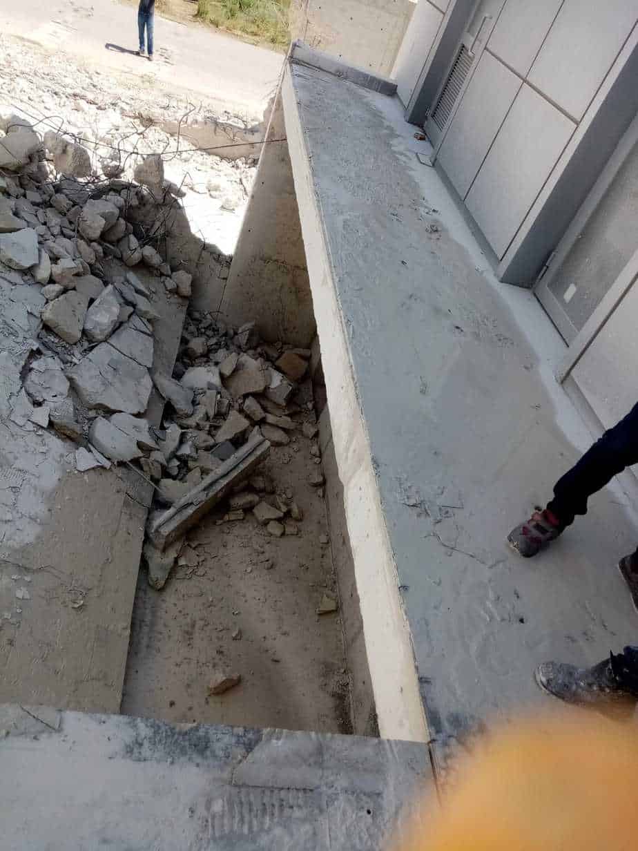 Beton kesim alanı
